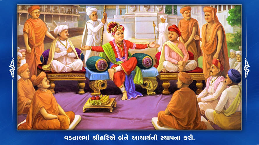 Six temples built by Swaminarayan Bhagwan